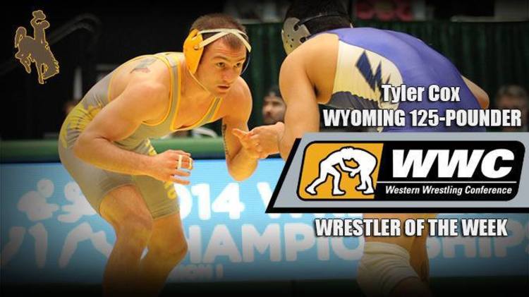 Cox named league Wrestler of the Week; Cowboy senior went 50 en route