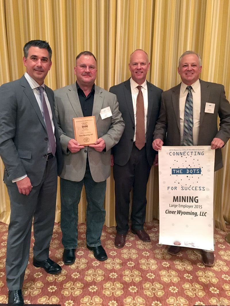 Ciner Wyoming Wins Safety Awards SweetwaterNOW