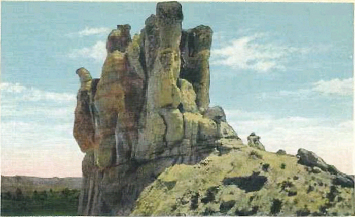 Teapot Rock in Wyoming